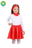 SET ANNI 50 ROSSO BAMBINA di RASO